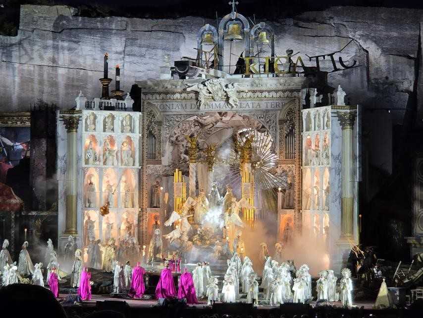 kőfejtő, opera, Tosca, Puccini